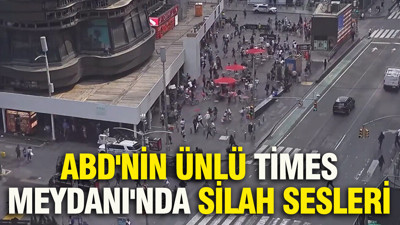 ABD'nin ünlü Times Meydanı'nda silah sesleri