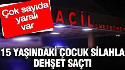15 yaşındaki çocuk düğünde tüfekle havaya ateş açtı: Çok sayıda kişi yaralandı