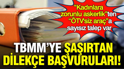 TBMM’ye gelen ilginç dilekçeler şaşırttı: “Kadınlara zorunlu askerlik” ve “heykel yasağı” talepleri gündemde