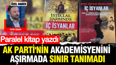 AK Parti'nin akademisyeni aşırmada sınır tanımadı: Paralel kitap yazdı