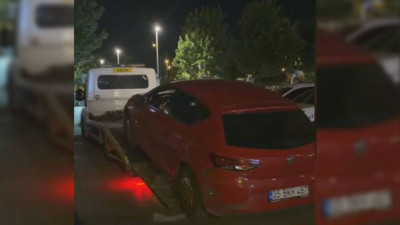 Caddede drift atan ehliyetsiz sürücüye rekor ceza