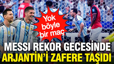 Messi ne rekora doyuyor, ne gole, ne de galibiyete... Arjantin'den tek kişilik şov