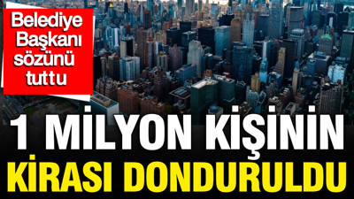 Belediye Başkanı seçim vaadini yerine getirdi: Kiralar donduruldu