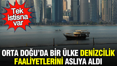 Katar denizcilik faaliyetlerini aslıya aldı: Tek istisna var