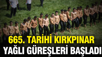 665. Tarihi Kırkpınar Yağlı Güreşleri başladı: Er meydanında büyük mücadele