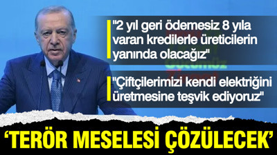 Cumhurbaşkanı Erdoğan 5. Tarım Ekosistemi Buluşması'nda konuştu