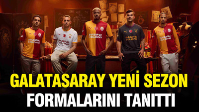 Galatasaray yeni sezon formalarını tanıttı: İşte dikkat çeken detaylar