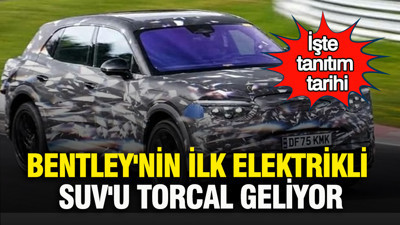Bentley'nin ilk elektrikli SUV'u Torcal geliyor: İşte tanıtım tarihi