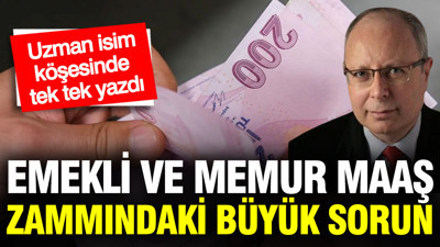 Emekli ve memur maaş zammındaki büyük sorun: Alaattin Aktaş yazdı