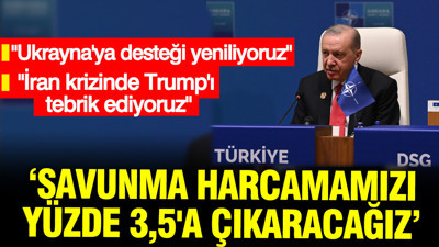 Cumhurbaşkanı Erdoğan NATO Zirvesi'nde konuştu