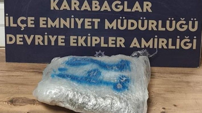 Motosikletli uyuşturucu zanlısı kovalamacayla yakalandı