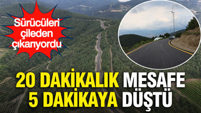 20 dakikalık mesafe 5 dakikaya düştü... Sürücüleri çileden çıkarıyordu, yenilendi