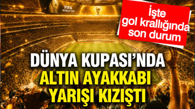 2026 Dünya Kupası'nda Altın Ayakkabı yarışı kızıştı: İşte gol krallığı listesi