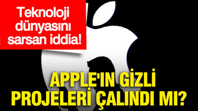 Teknoloji dünyasını sarsan iddia: Apple'ın gizli projeleri çalındı mı?