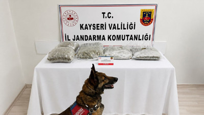 Kayseri'de uyuşturucu operasyonunda 5 kilogram esrar ele geçirildi