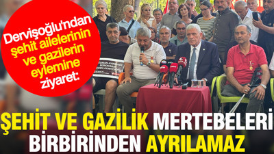 Müsavat Dervişoğlu: Şehitlik ve gazilik mertebeleri birbirinden ayrılamaz