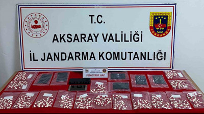 Aksaray'da uyuşturucu operasyonu: Bin 120 sentetik hap ele geçirildi