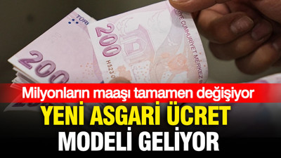 Asgari ücret için yeni model geliyor: Maaşlarda değişiklik yolda