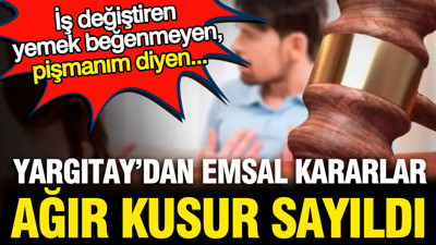 Yargıtay boşanma davalarında emsal kararlar verdi: İşte eşe karşı ağır kusur sayılan davranışlar