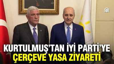 Numan Kurtulmuş’tan İYİ Parti’ye çerçeve yasa ziyareti