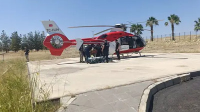 Şırnak'taki kazada ağır yaralandı: Ambulans helikopterle sevk edildi