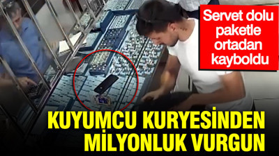 Kuyumcu kuryesinden milyonluk vurgun: Teslimat için çıktı bir daha geri gelmedi: Motoru bulundu