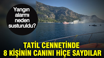 Tatil cennetinde 8 kişinin canını hiçe saydılar: Yangın alarmı "tatbikat" diye susturuldu