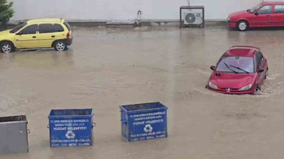 Yozgat’ı sağanak vurdu: Su baskını oldu