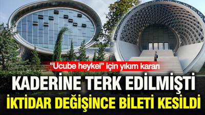 Kaderine terk edilmişti, iktidar değişince bileti kesildi: “Ucube heykel” için yıkım kararı