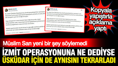 Kılıçdaroğlu yönetiminden Üsküdar operasyonuna "kopyala-yapıştır" tepki
