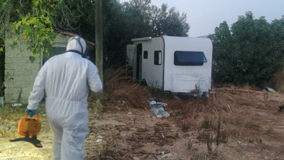Yalnız yaşadığı karavan mezarı oldu