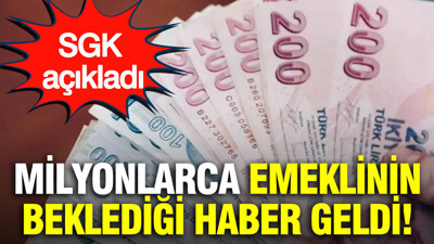 SGK ödeme takvimini açıkladı: Milyonlarca emeklinin beklediği tarihler belli oldu