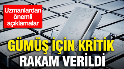Gümüş için kritik rakam verildi: Uzmanlardan önemli açıklamalar