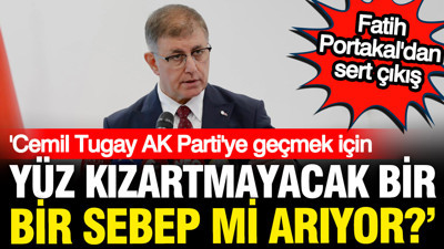 Fatih Portakal'dan Cemil Tugay'a: Yüzünü kızartmayacak bir formül mü arıyor?