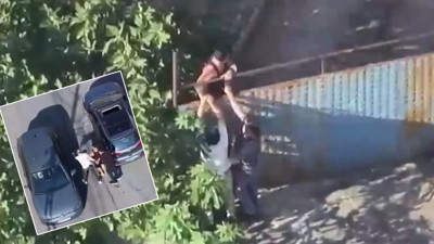 Dron kamera yerini belirledi: Polis firariyi nokta atışı ile yakaladı