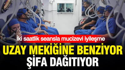 Uzay mekiğine benziyor, şifa dağıtıyor: İki saatlik seansla mucizevi iyileşme