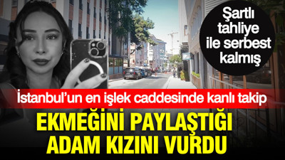 Ekmeğini paylaştığı adam kızını vurdu: Şartlı tahliye ile serbest kalmış