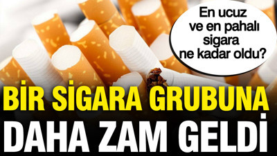 Bir sigara grubuna 2 ayda ikinci zam geldi: En ucuz sigara ne kadar oldu?
