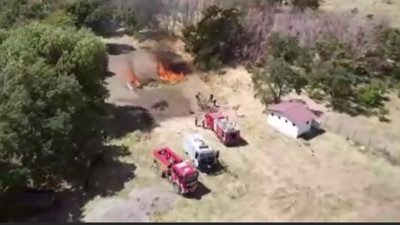 Ekipler koordineli müdahale etti: Erzincan’da orman yangını tatbikatı