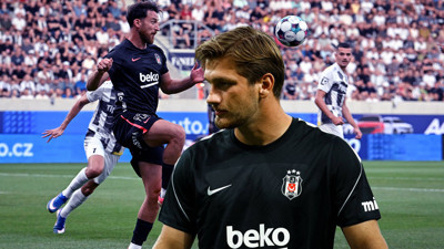 Kartal Çekya'da avantajı kaptı: 10 kişi kalan Beşiktaş Semih ile güldü