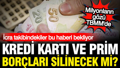 Milyonlarca borçlunun gözü TBMM'de: Kanun teklifi verildi, borçlar silinecek mi?
