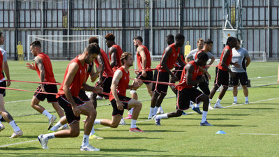 Samsunspor, yeni sezon hazırlıklarını sürdürdü