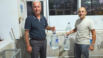 Turistik ilçede su krizi: Camide abdest bile taşıma suyla alınıyor