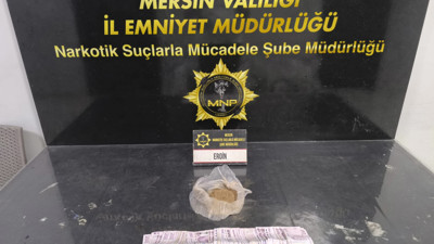 Mersin'de 190 gram eroin ele geçirildi