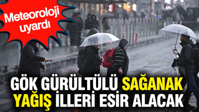 Meteoroloji uyardı: Gök gürültülü sağanak yağış illeri esir alacak