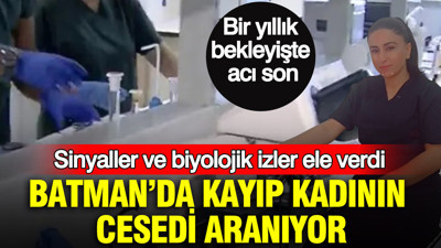 Sinyaller ve biyolojik izler ele verdi: Batman'da kayıp kadının cesedi aranıyor