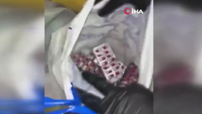 Tunceli'de 982 adet sentetik ecza ele geçirildi
