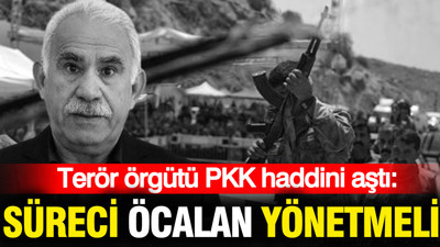 Terör örgütü PKK haddini aştı: Süreci Öcalan yönetmeli
