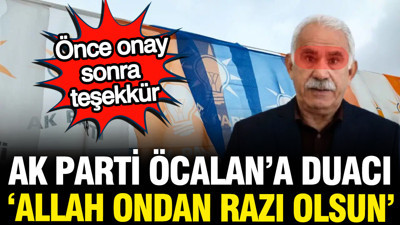 AK Parti Öcalan'a duacı: Allah ondan razı olsun