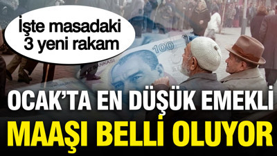 En düşük emekli maaşı Ocak'ta belli oluyor: İşte masadaki 3 yeni rakam
